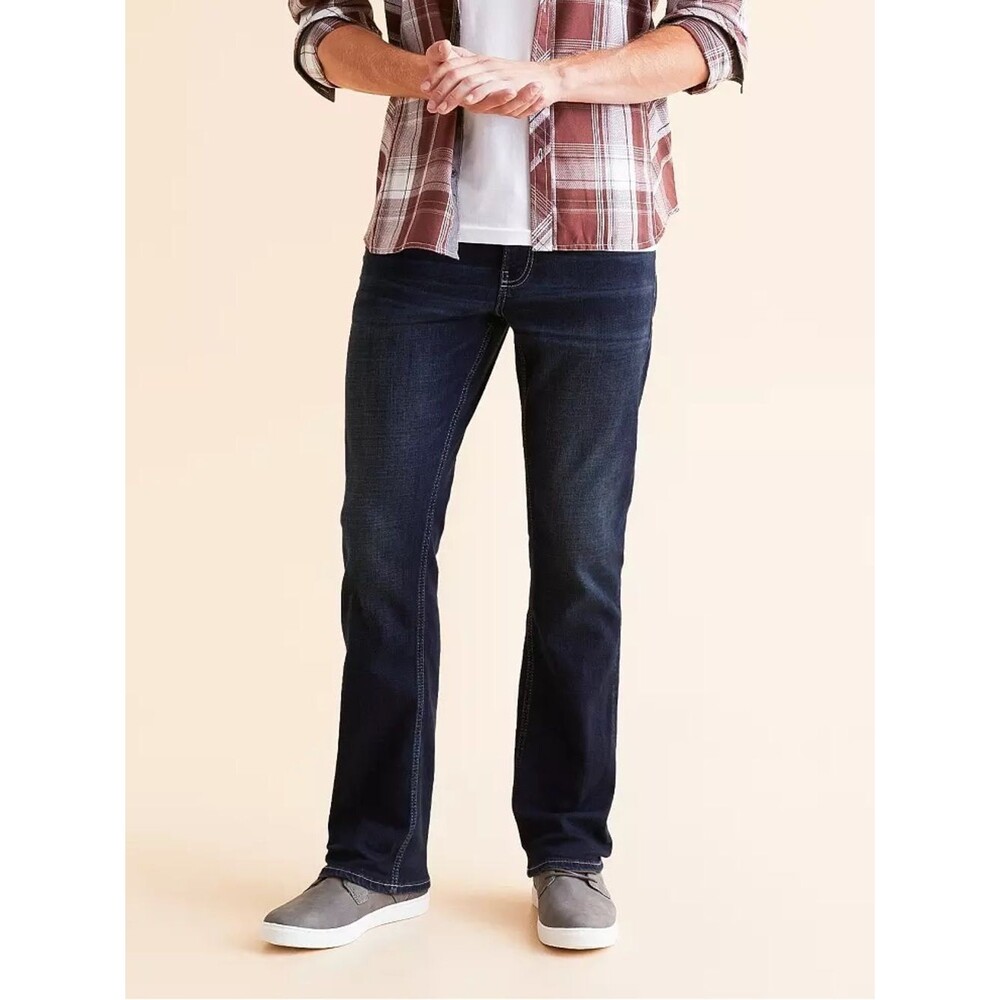 BKE Men's Stretch Regular Fit Jake Straight Jeans  |  Size: 33